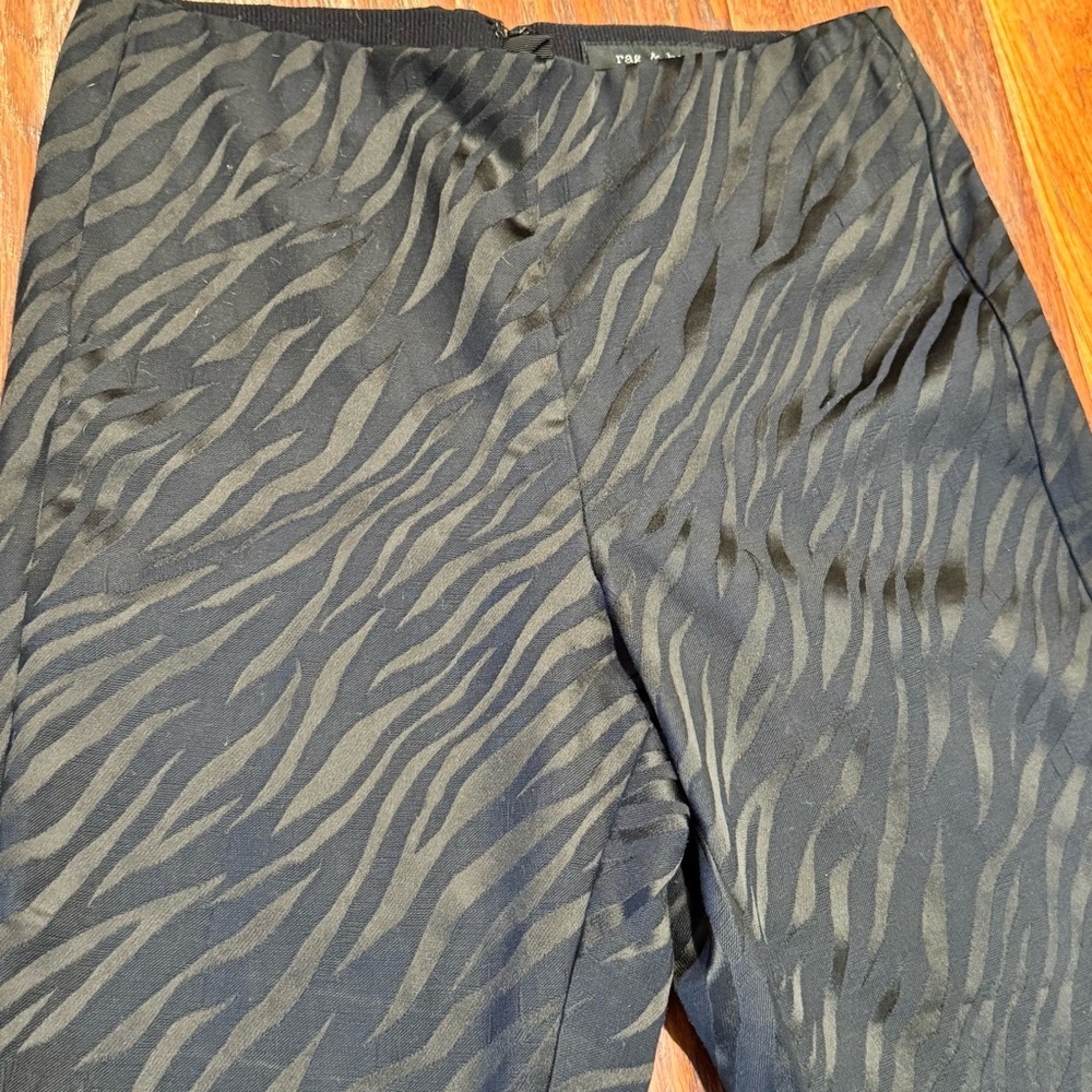 Rag & Bone Simone Zebra Cigarette Trousers NWT - Picture 5 of 10